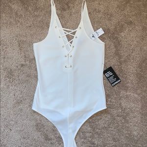White Bodysuit from Express